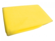 Tulle de 150 cm de largeur jaune  vendu au mtre 